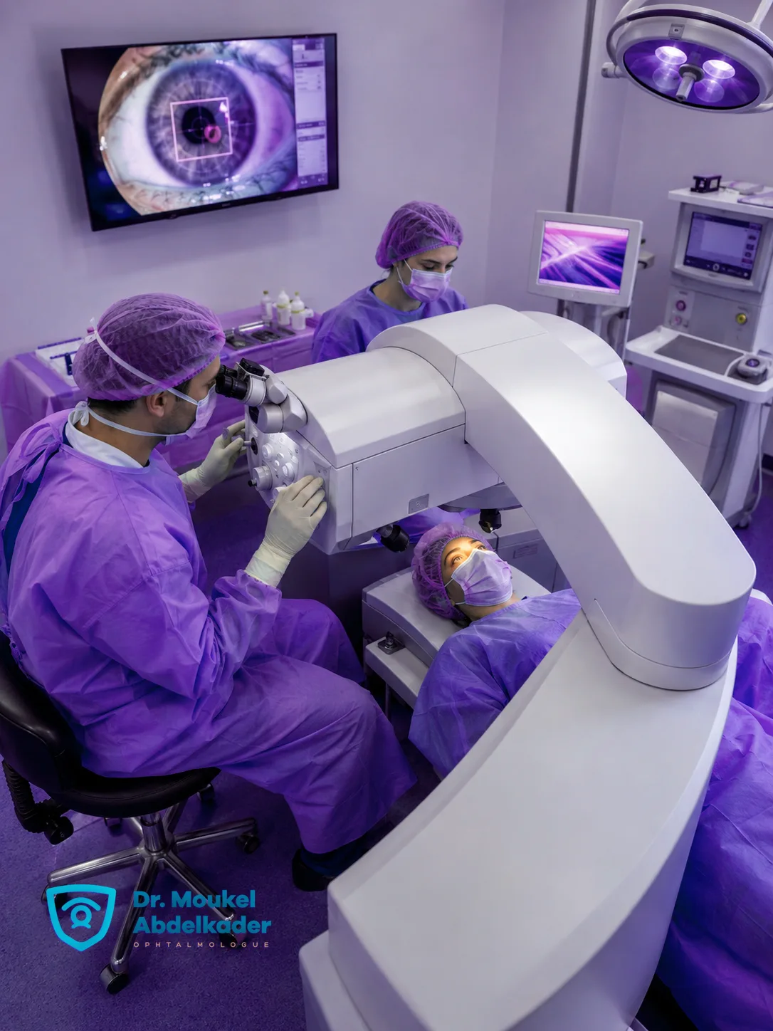 laser pour les yeux opération PKR