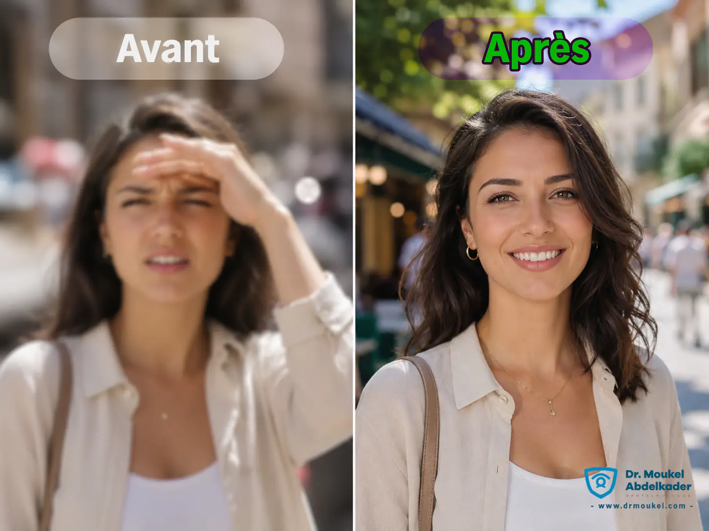 laser pour les yeux opération PKR