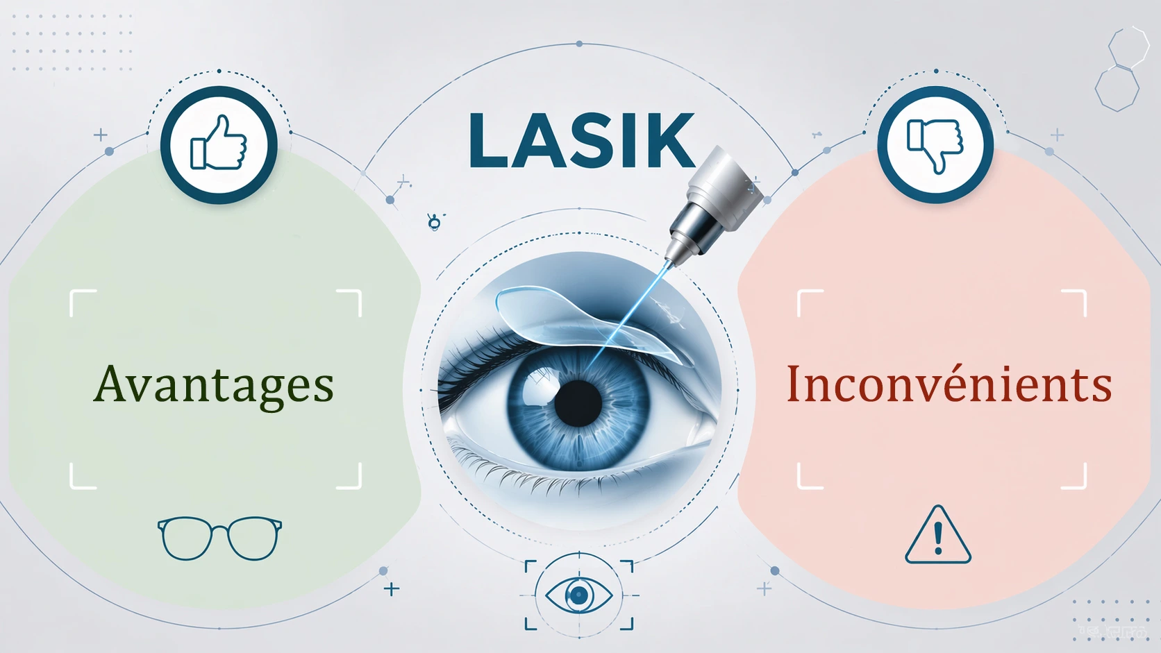 bénéfices de la chirurgie LASIK, points positifs du LASIK